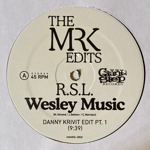 R.S.L. - Wesley Music - 12" - Most Excellent Unlimited - MXMRK-2058