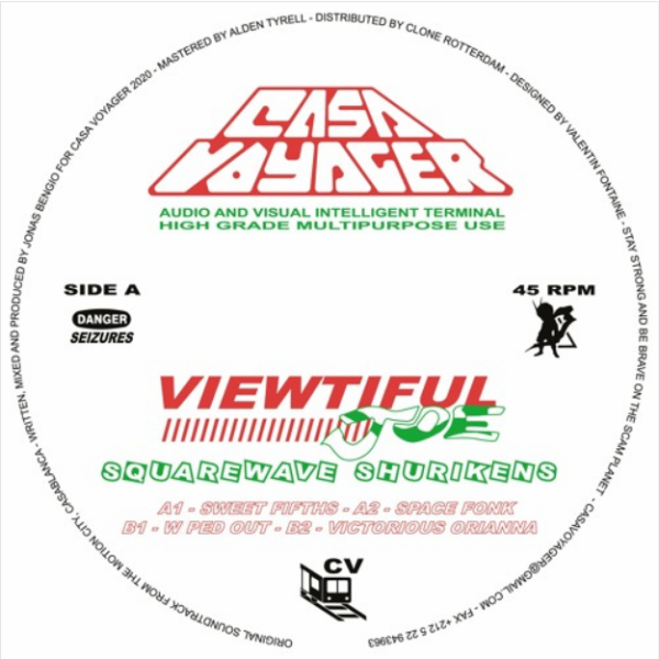Viewtiful Joe - Squarewave Shurikens EP - 12" - Casa Voyager - CSV07