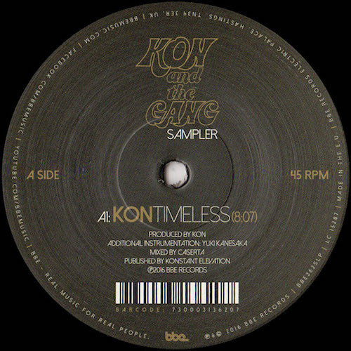 Kon - Kon and the Gang Sampler - 12" - BBE - BBE362SLP