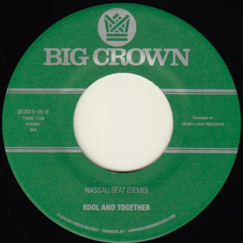 Kool and Together - Sittin' On a Red Hot Stove - 7" - Big Crown Records - BC023-45