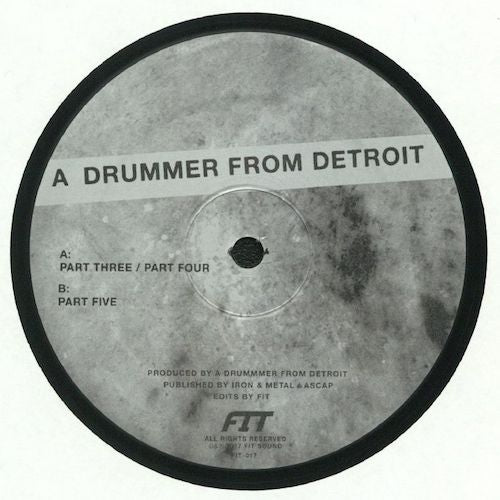 A Drummer From Detroit - Drums #2 - 12" - Fit Sound - FIT-017