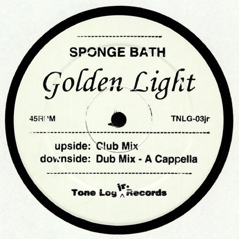 Sponge Bath - Golden Light - 12" - Tone Log - TNLG-03jr