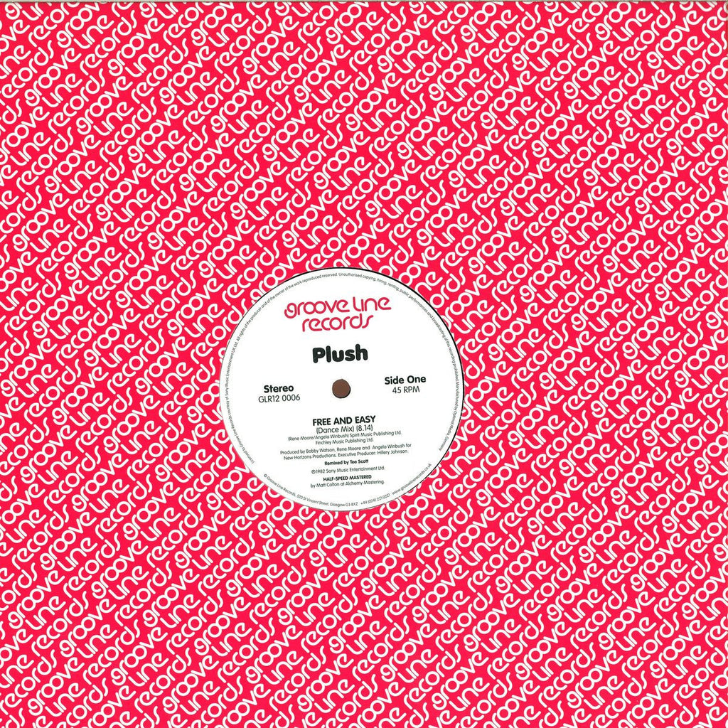 Plush - Free and Easy / Burnin Love - 12" - Groove Line Records - GLR12 0006