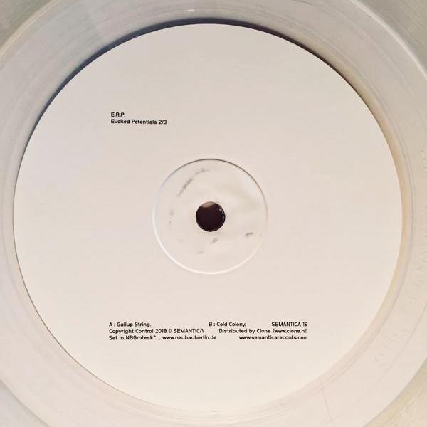 E.R.P. - Evoked Potentials 2/3 - 10" - Semantica Records - SEMANTICA 15