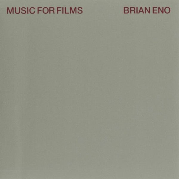 Brian Eno - Music For Films - LP - Virgin - ENOLP9