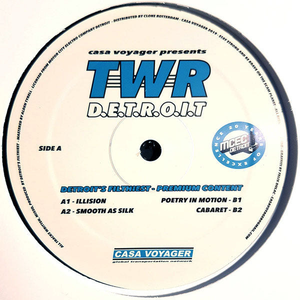Detroit's Filthiest - Premium Content - 12" - Casa Voyager - TWR 03