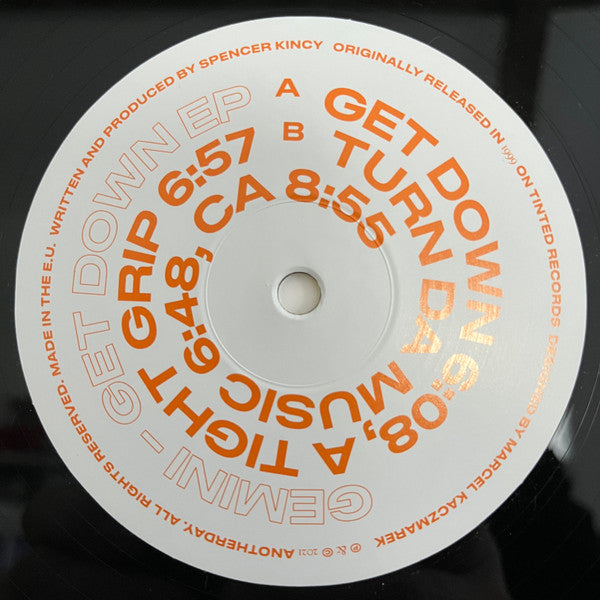 Gemini - Get Down EP - 12" - Anotherday Records - 0009AD