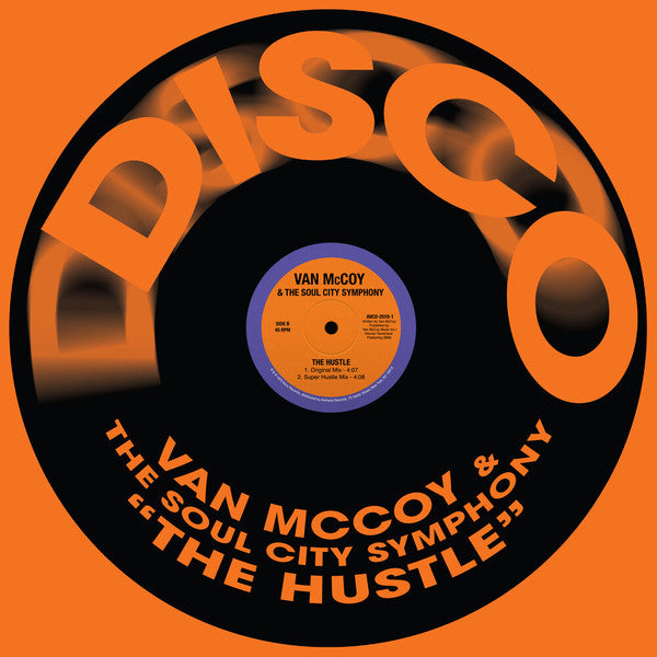 Van McCoy & The Soul City Symphony ‎- The Hustle - 12"  - Avco ‎- AVCO-2018-1
