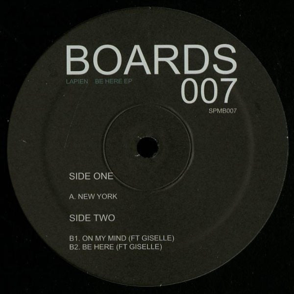 Lapien - Be Here EP - 12" - Soul People Music - SPMB007