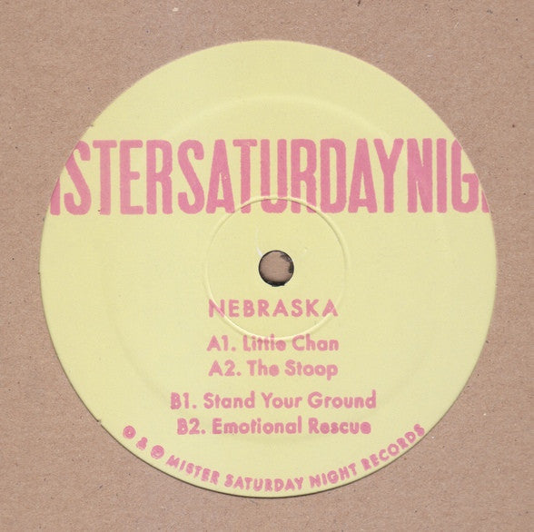 Nebraska - Stand Your Ground EP - 12" - Mr Saturday Night MSN015