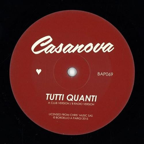 Casanova - Tutti Quanti - 10" - Bordello a Parigi - BAP069