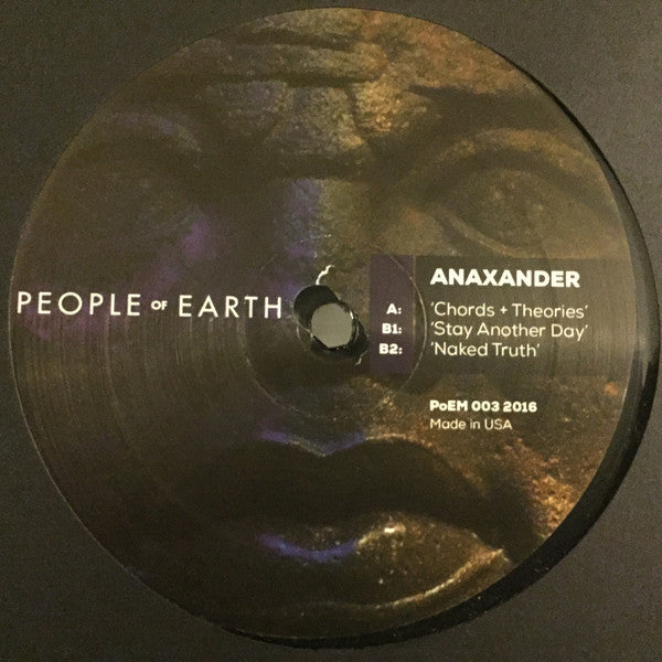 Anaxander - Chords + Theories - 12" - People of Earth - POEM 003