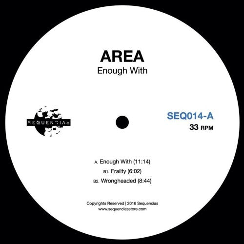 Area – Enough With - 12" - Sequencias – SEQ 014