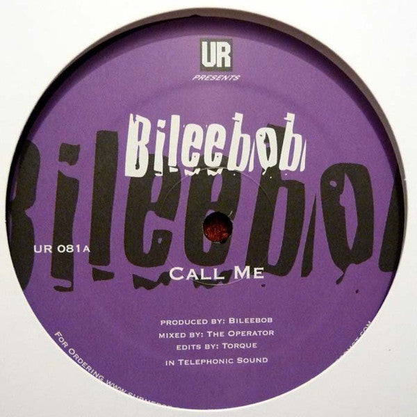 Bileebob - Call Me - 12" - Underground Resistance - UR 081