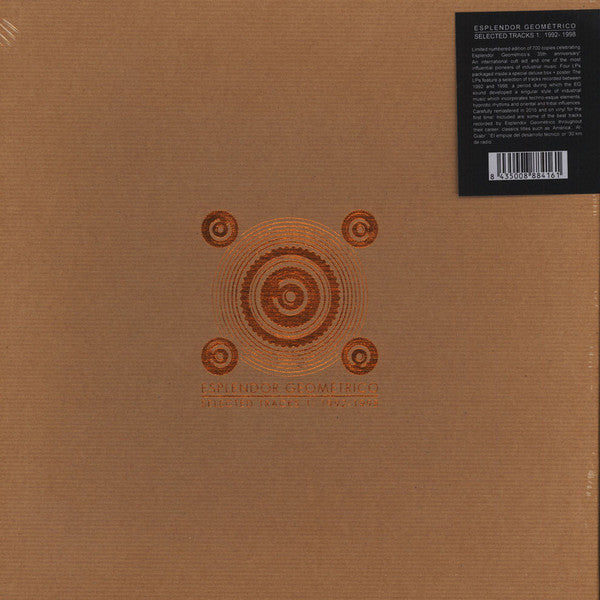 Esplendor Geométrico - Selected Tracks 1. 1992-1998 - 4xLP Box - Geometrik - GR2136