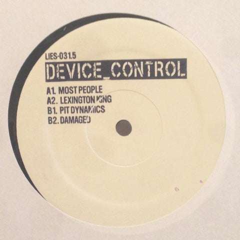 Device Control - Most People - 12" - LIES 031.5