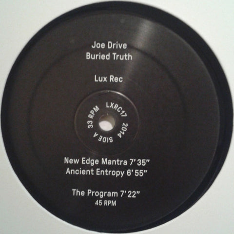 Joe Drive – Buried Truth - 12" - Lux Rec – LXRC17
