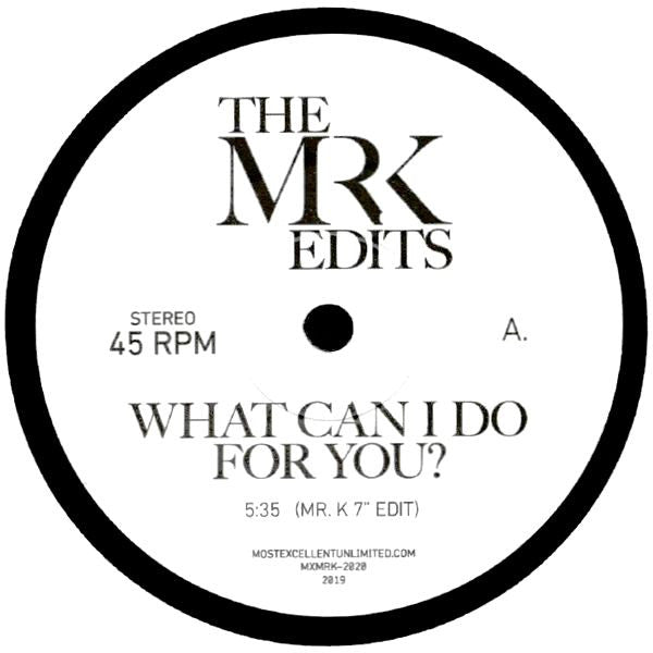 LaBelle - What Can I Do For You - 7" - Most Excellent Unlimited - MXMRK 2020