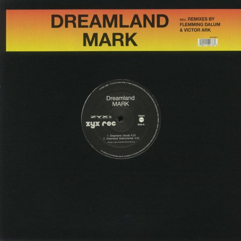 Mark - Dreamland - 12" - ZYX Records ‎- MAXI 1050-12