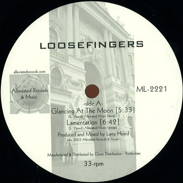 Loosefingers – Glancing At The Moon - 12" - Alleviated Records - ML-2221