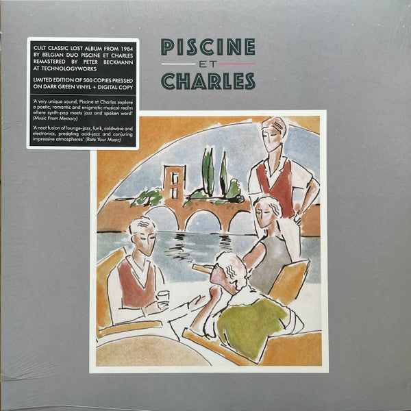 Piscine Et Charles ‎– Quart De Tour, Mon Amour - LP - Les Disques Du Crépuscule ‎– TWI 500