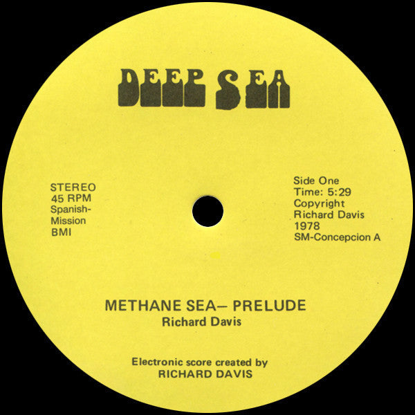 Richard Davis - Methane Sea - 12" - Spanish Mission - SM-CONCEPCION
