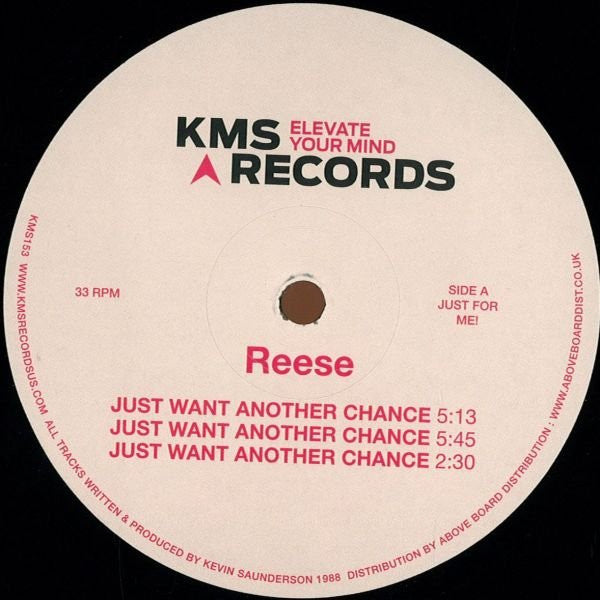 Reese - Just Want Another Chance - 12" - KMS 153