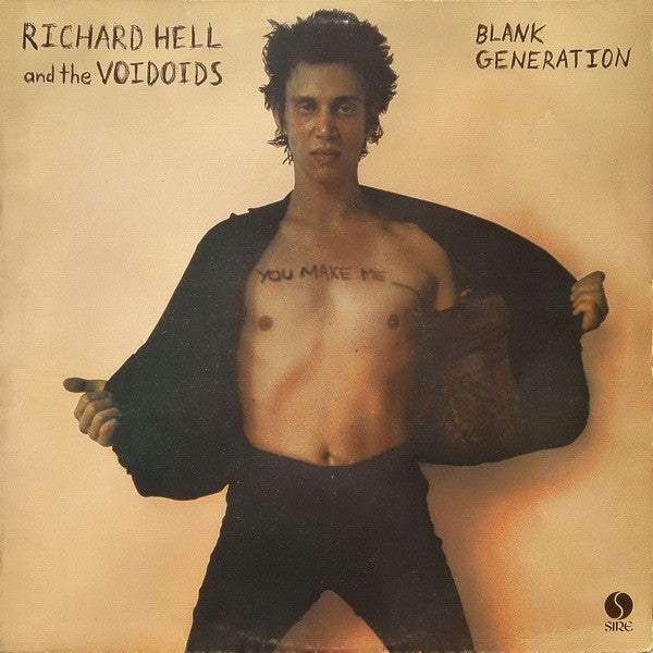 Richard Hell & The Voidoids – Blank Generation - LP - Rhino Records – RCD1 6037, Sire – 603497842681