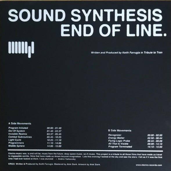 Sound Synthesis - End Of Line - 12" - Electro Records - ER022