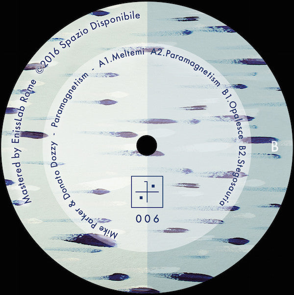 Mike Parker & Donato Dozzy - Paramagnetism - 12" - Spazio Disponibile - Spazio006
