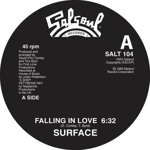Surface - Falling In Love - 12" - Salsoul Records - SALT 104