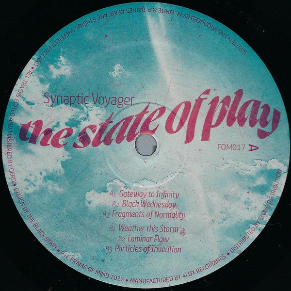 Synaptic Voyager - The State Of Play - 12" - Frame Of Mind - FOM017
