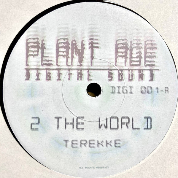 Terekke – 2 The World - 7" - Plant Age Digital Sound – DIGI001