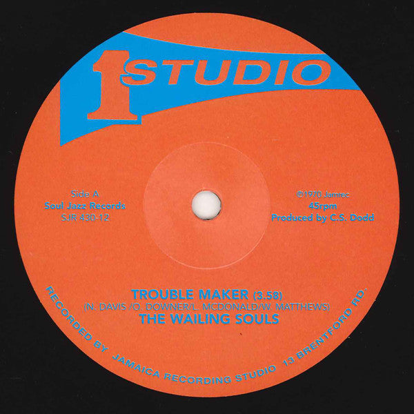 Wailing Souls - Trouble Maker/Run My People - 12" - Soul Jazz Records - SJR 430-12