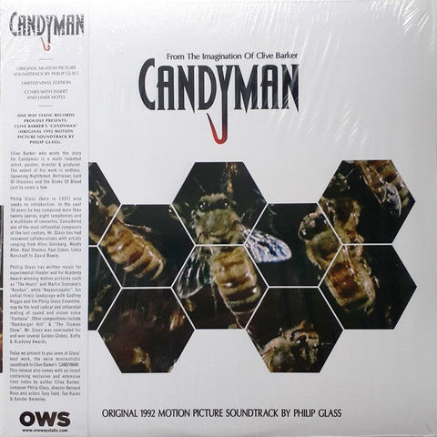 Philip Glass - Candyman - LP - One Way Static Records - OWS05