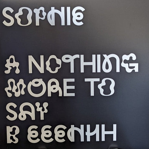 Sophie - Nothing More To Say - 12" - Huntleys & Palmers - H+P006