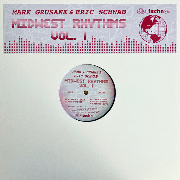 Mark Grusane & Eric Schwab - Midwest Rhythms Vol 1 - 12" - Disctechno - DMLP02