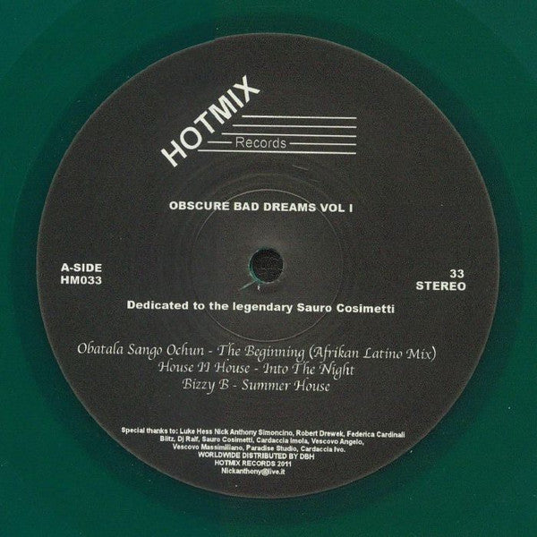 VA - Obscure Bad Dreams Vol. I - 12"