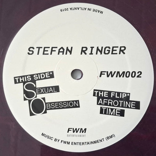 Stefan Ringer – Sexual Obsession - 12"