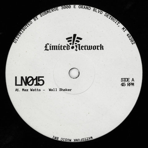 Max Watts - Wall Shaker / All In One EP - 12"
