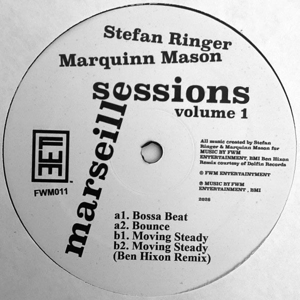 Stefan Ringer / Marquinn Mason - Marseille Sessions Volume 1 - 12"