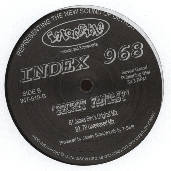 Index 968 - Secret Fantasy - 12"