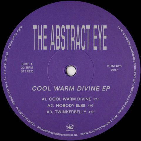 The Abstract Eye - Cool Warm Divine EP - 12" - Rush Hour Recordings - RHM 023