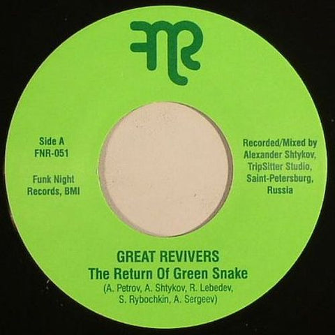 Great Revivers - The Return of Green Snake - 7" - Fnr - FNR-051