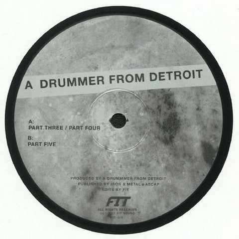A Drummer From Detroit - Drums #2 - 12" - Fit Sound - FIT-017