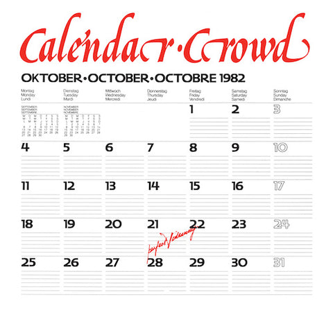 Calendar Crowd - Perfect Hideaway - 12" - Dark Entries - DE-199