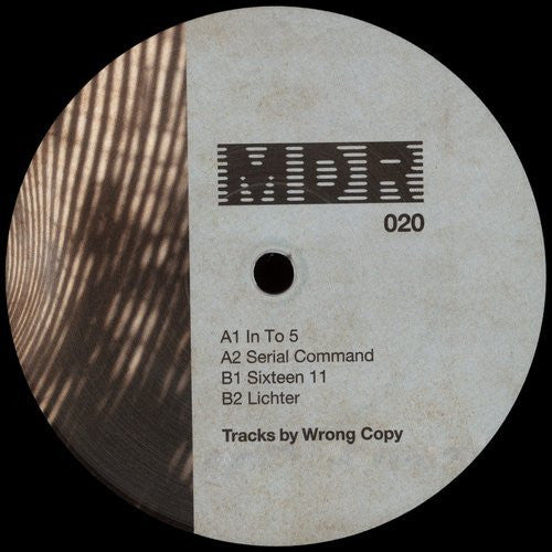 Wrong Copy - In To 5 - 12" - Marcel Dettmann Records - MDR 020