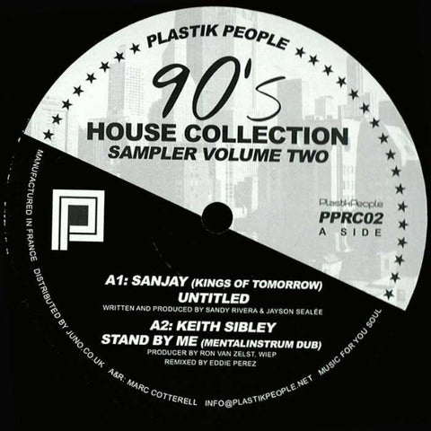 VA - 90's House Collection Sampler Volume Two - 12" - Plastik People Recordings - PPRC02