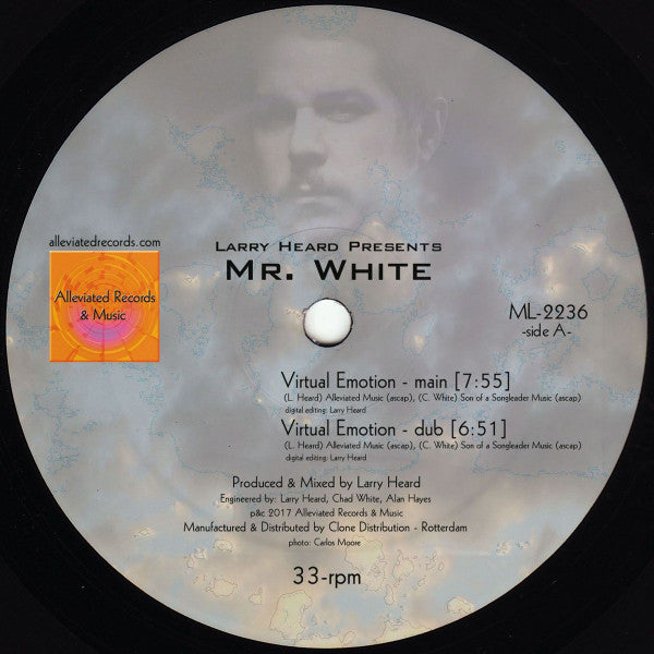 Larry Heard Presents Mr. White – Virtual Emotion - 12" - Alleviated Records – ML-2236