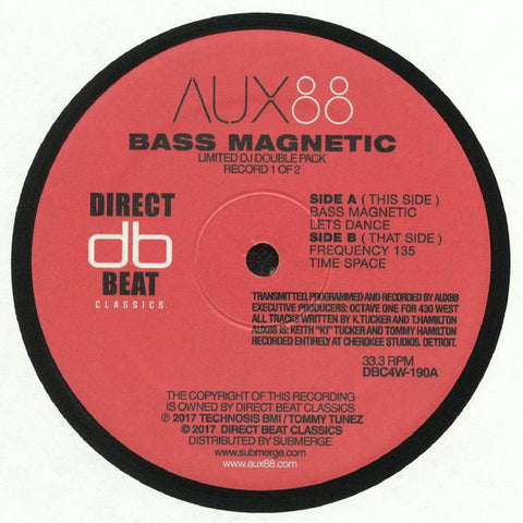 Aux 88 - Bass Magnetic - 2x12" - Direct Beat Classics - DBC4W-190